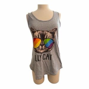 PRIDE Ally Cat Print Tank Top